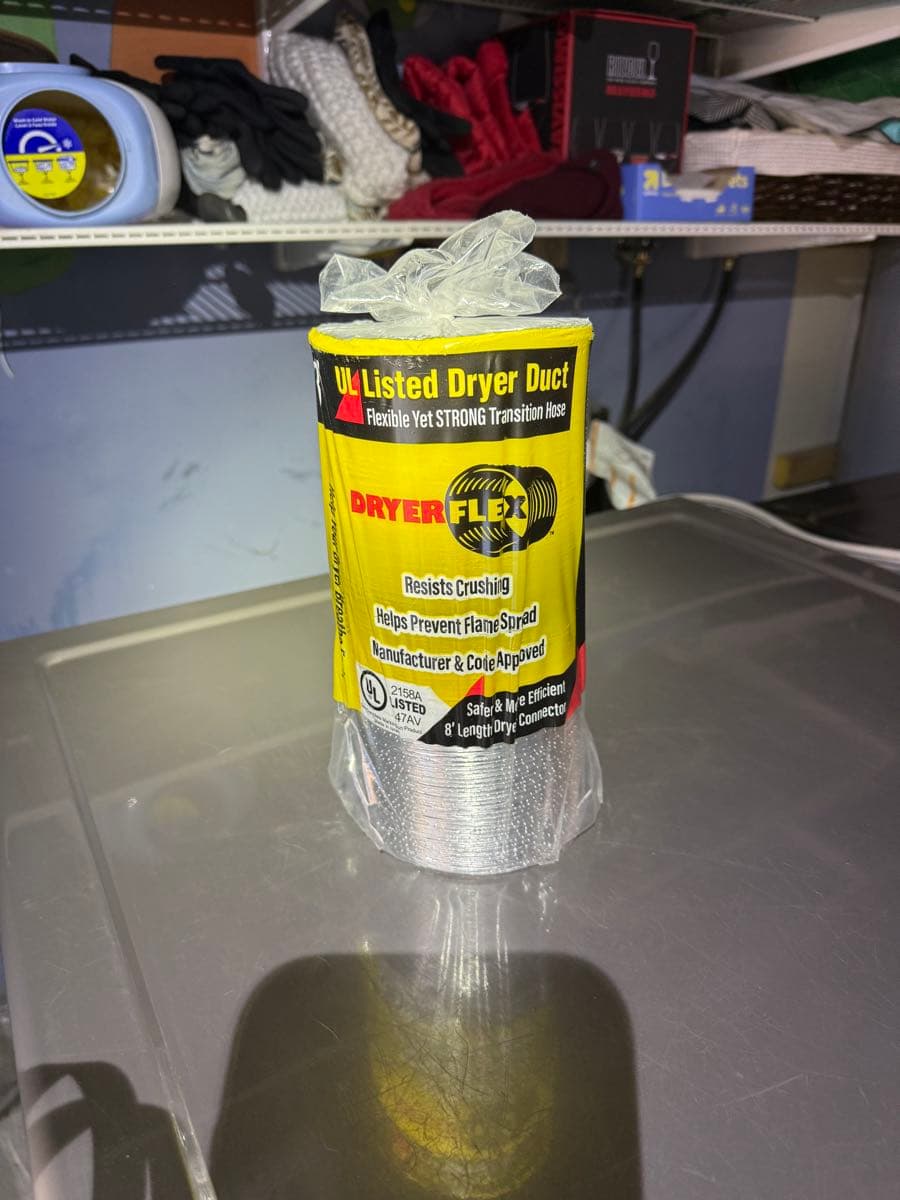 Newly installed Innovate 2158A fire-rated transition duct replacing old periscope connection