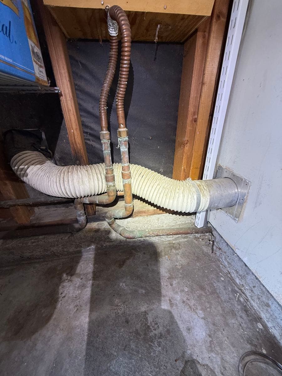 Professional cleaning tools and equipment used for dryer vent service