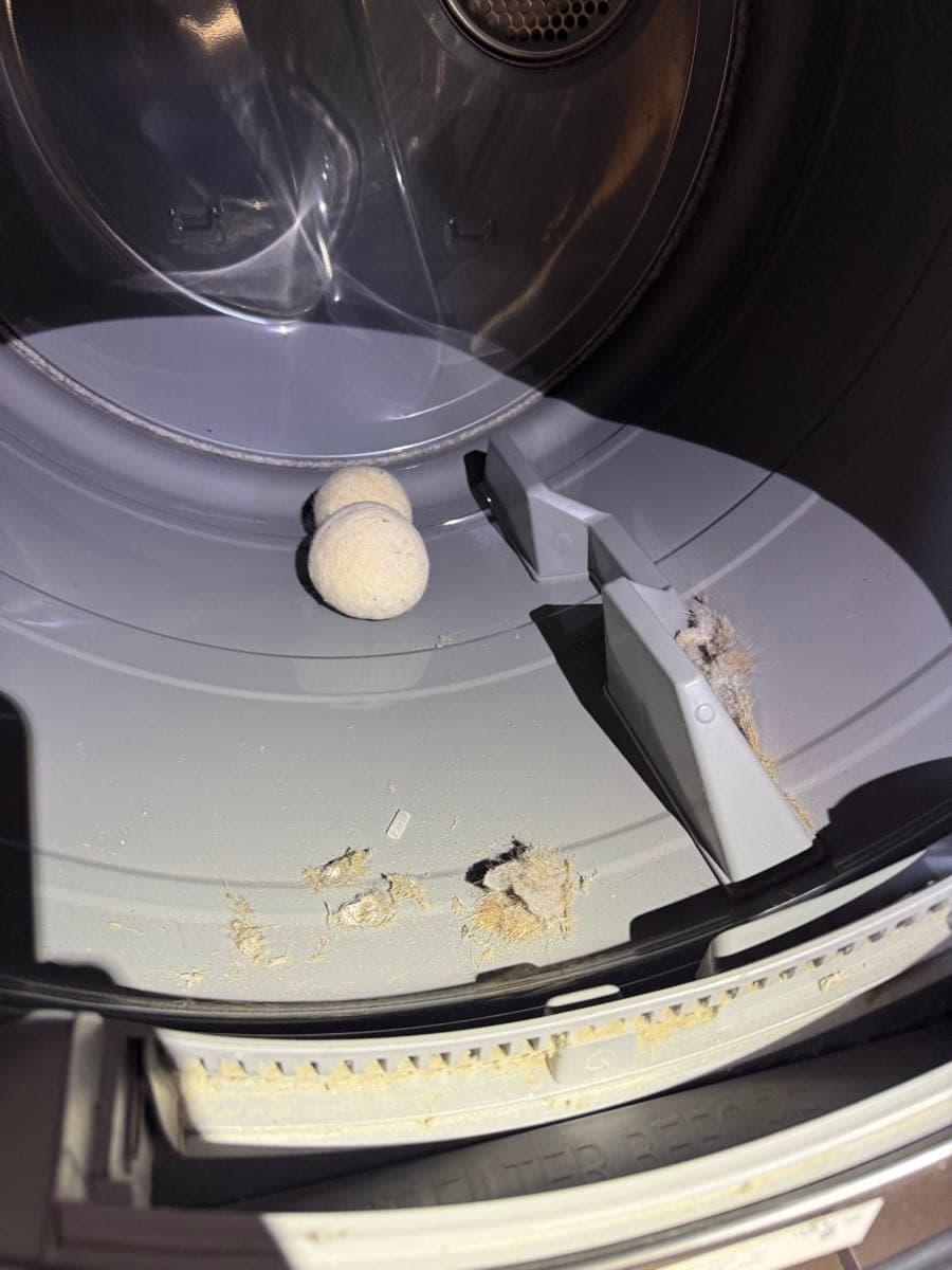 Dryer vent system components and connection points during inspection