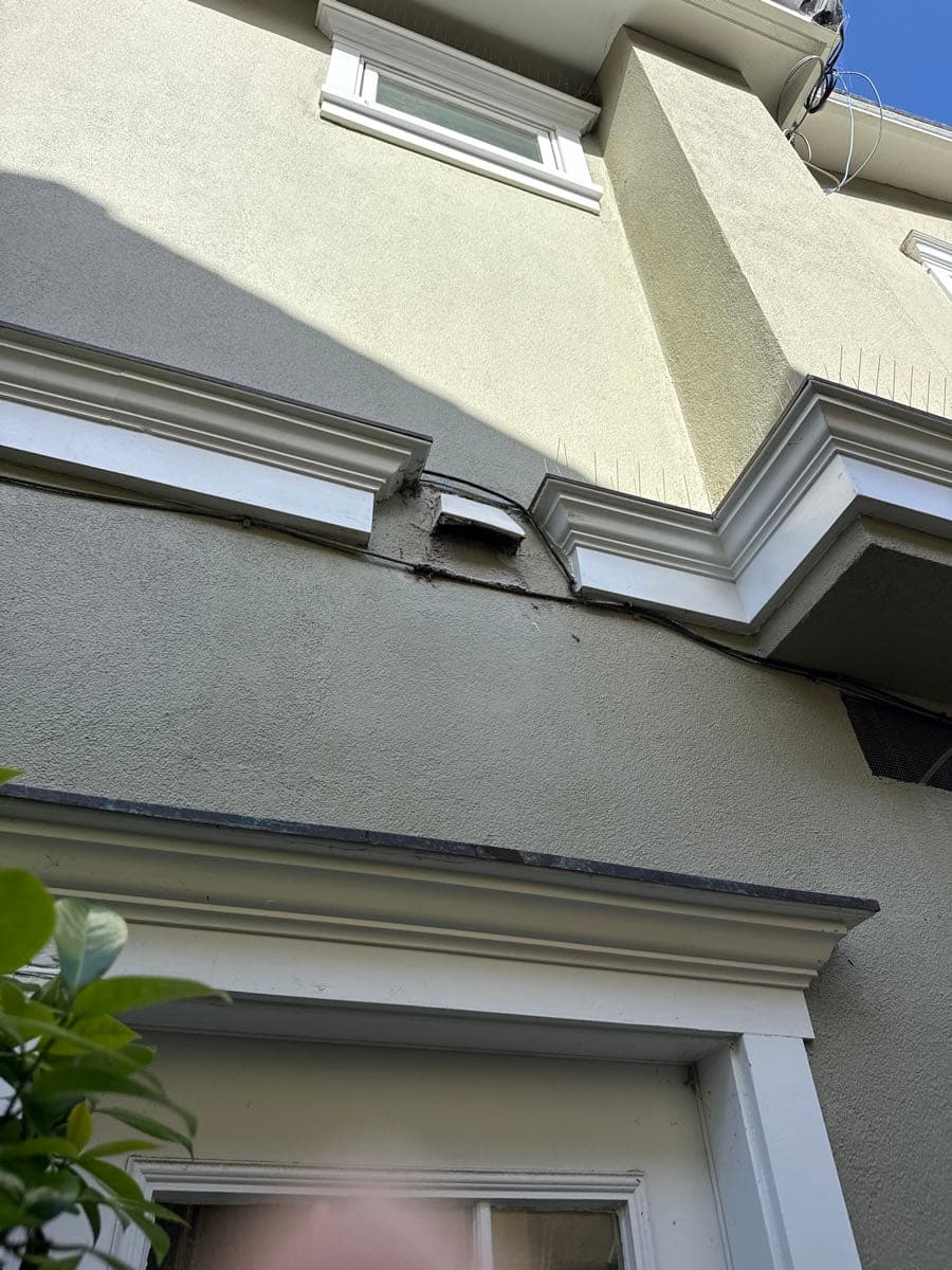 Dryer vent system component during inspection at a Pacifica residential property
