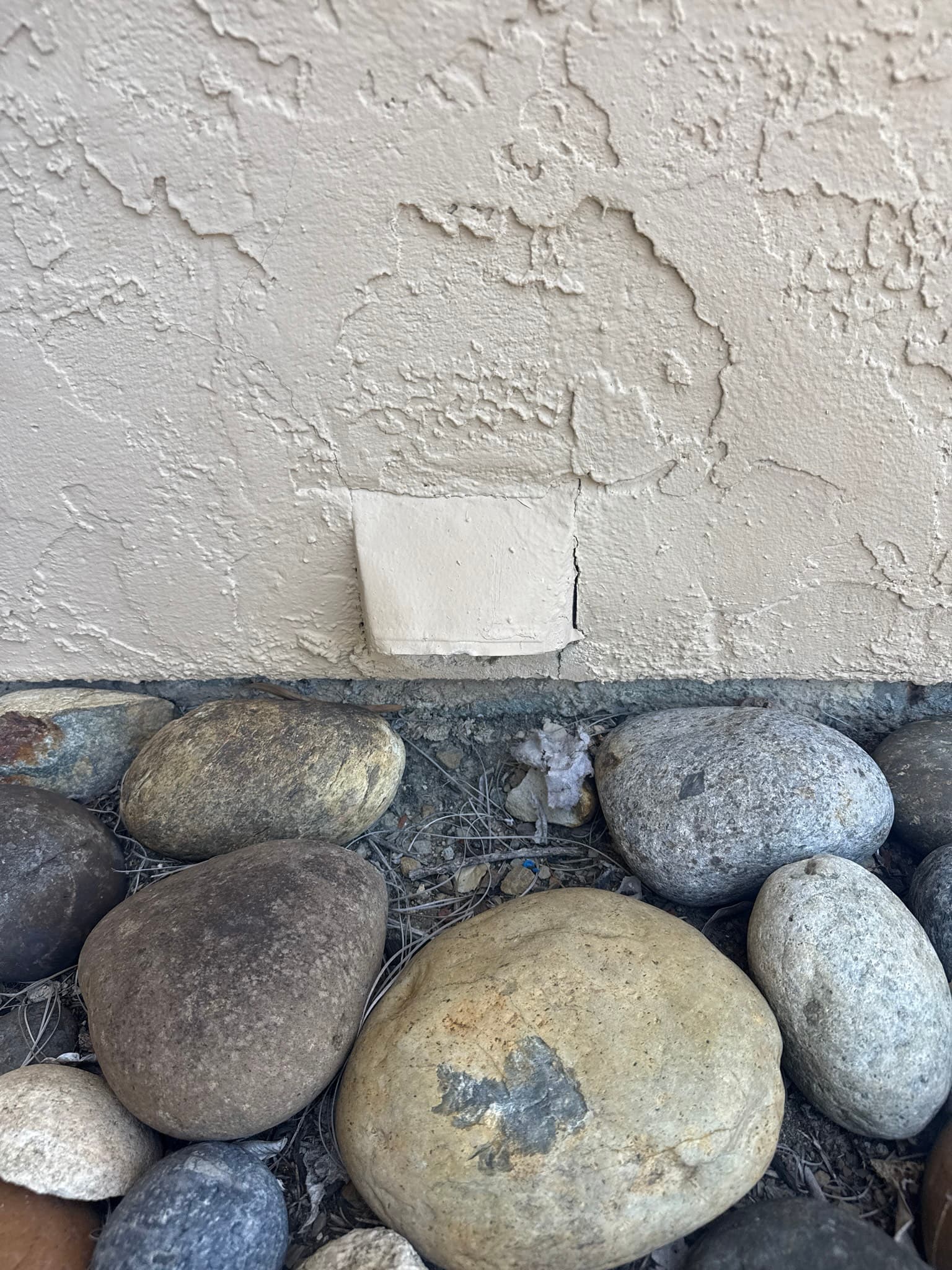 Dryer exhaust duct system at a San Mateo residence prior to cleaning and inspection