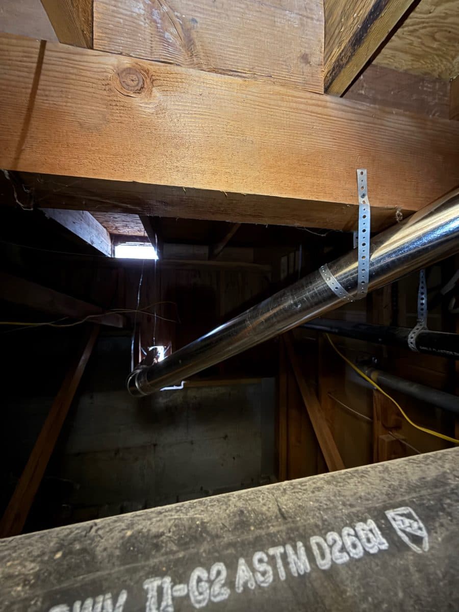 Full Dryer Exhaust Replacement in Los Altos — photo 1 of 8
