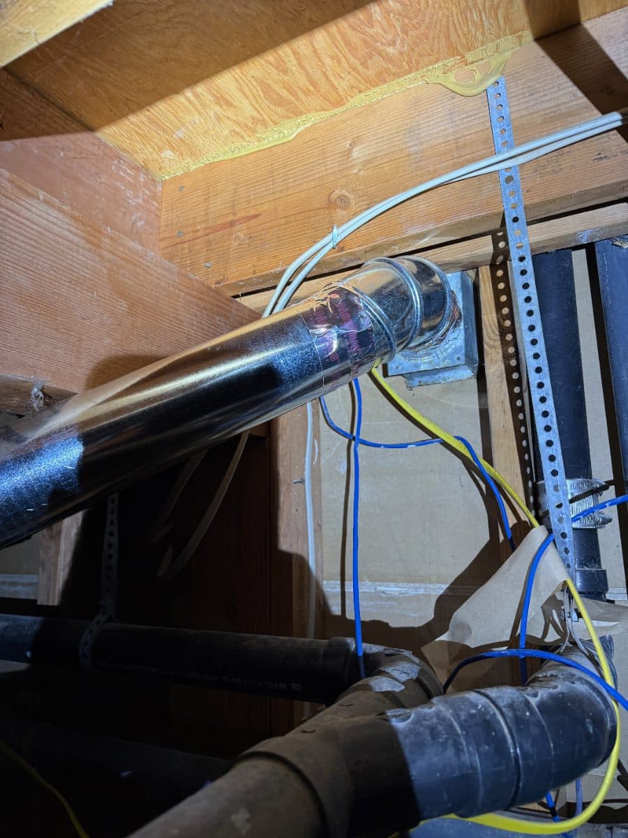 Full Dryer Exhaust Replacement in Los Altos — photo 3 of 8