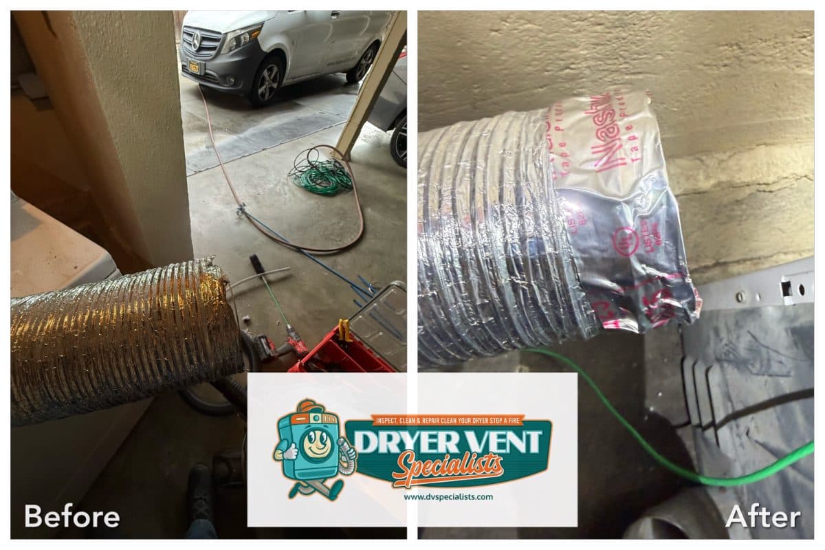 Multi-Unit Dryer Vent Cleaning in Belmont — photo 4 of 9