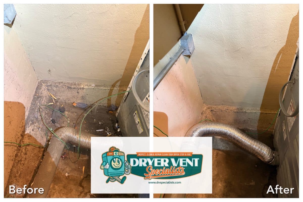 Multi-Unit Dryer Vent Cleaning in Belmont — photo 5 of 9